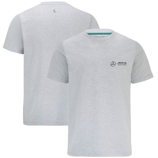 Mercedes AMG Petronas F1 Small Logo T-Shirt - Grey - Unisex