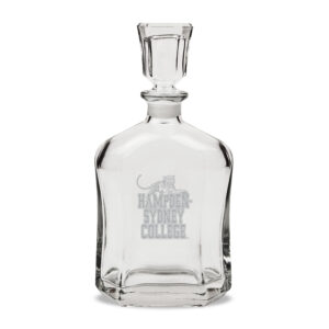 Hampden-Sydney College Tigers 23.75oz. Crystal Whiskey Decanter