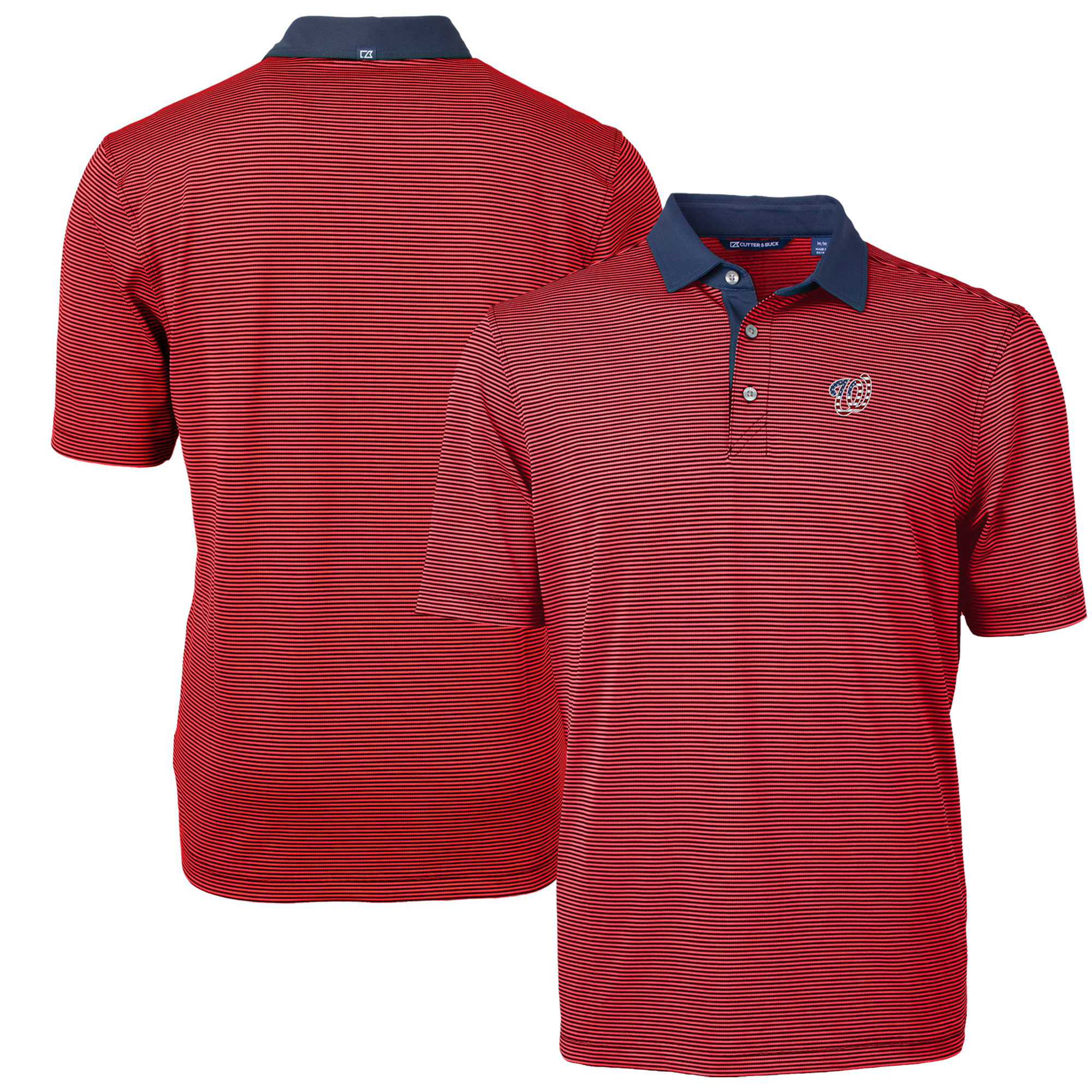 Men's Cutter & Buck Black Cincinnati Bengals Prospect Textured Stretch Polo - Image 2