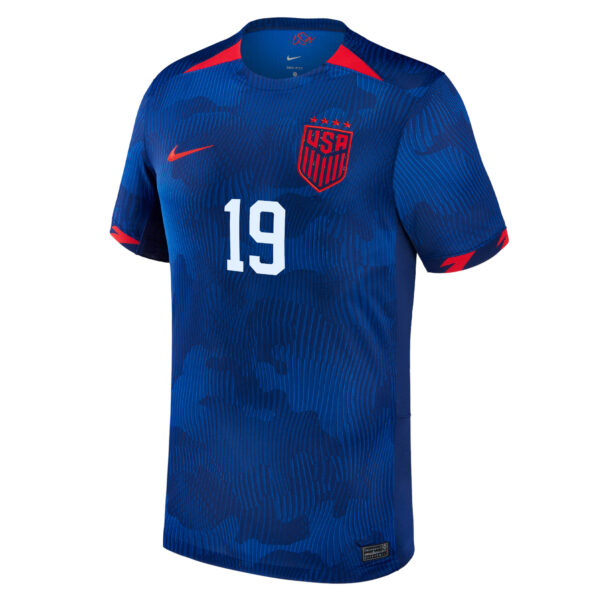 Men's Nike Crystal Dunn Royal USWNT 2023 Away Replica Jersey - Image 6