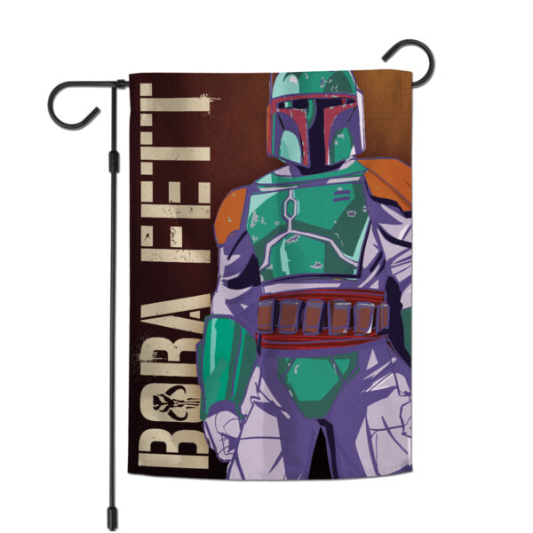 WinCraft Boba Fett Star Wars 12.5" x 18" Double-Sided Garden Flag - Image 4