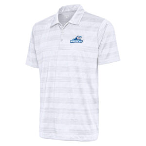 Men's Antigua White West Michigan Whitecaps Compass Polo