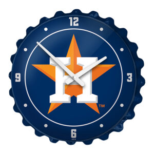 Houston Astros 18.5" Bottle Cap Wall Clock