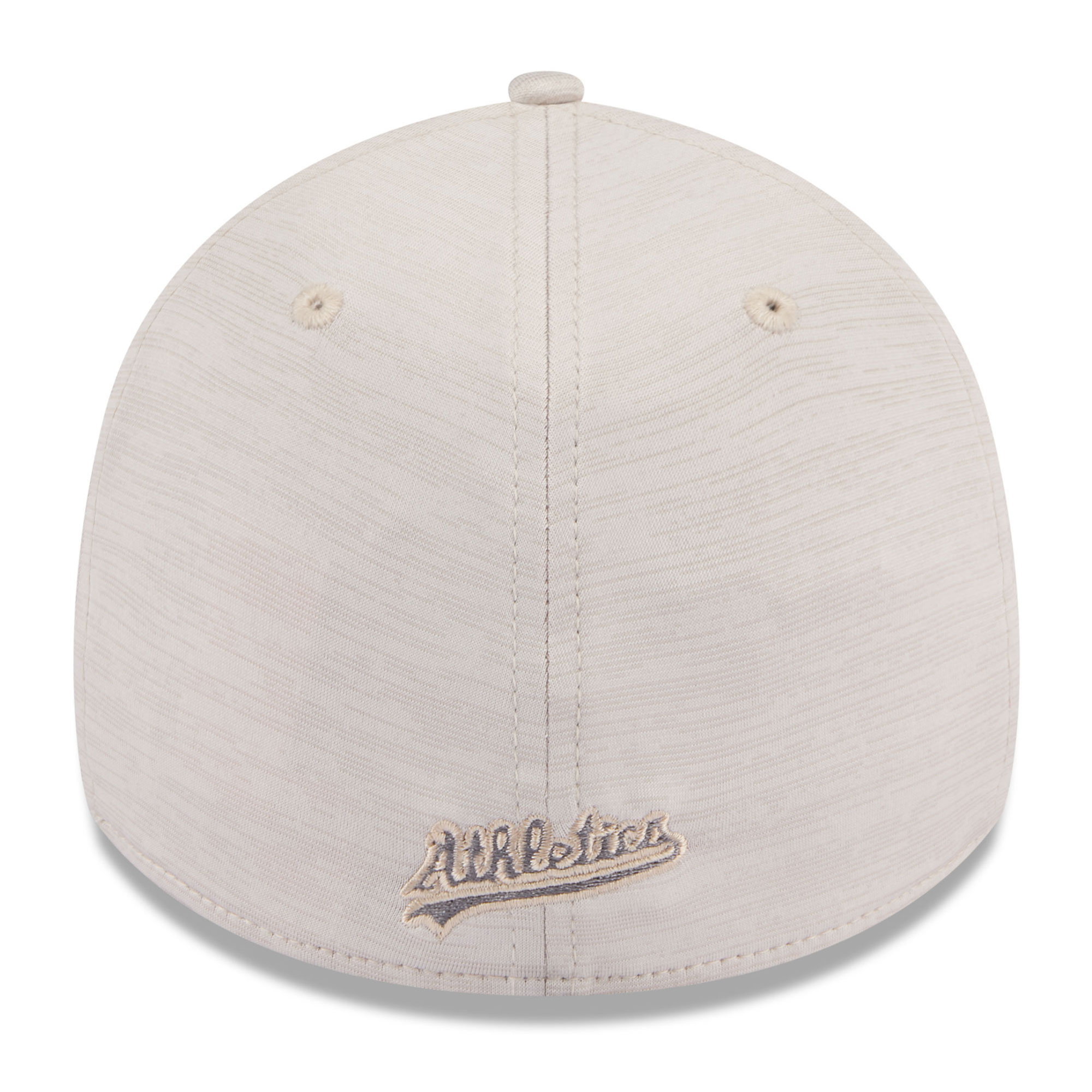 Men's New Era Cream Oakland Athletics 2024 Clubhouse 39THIRTY Flex Fit Hat - Image 5