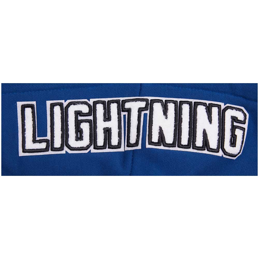 Women's Pro Standard Blue Tampa Bay Lightning Classic Chenille Pullover Hoodie - Image 15