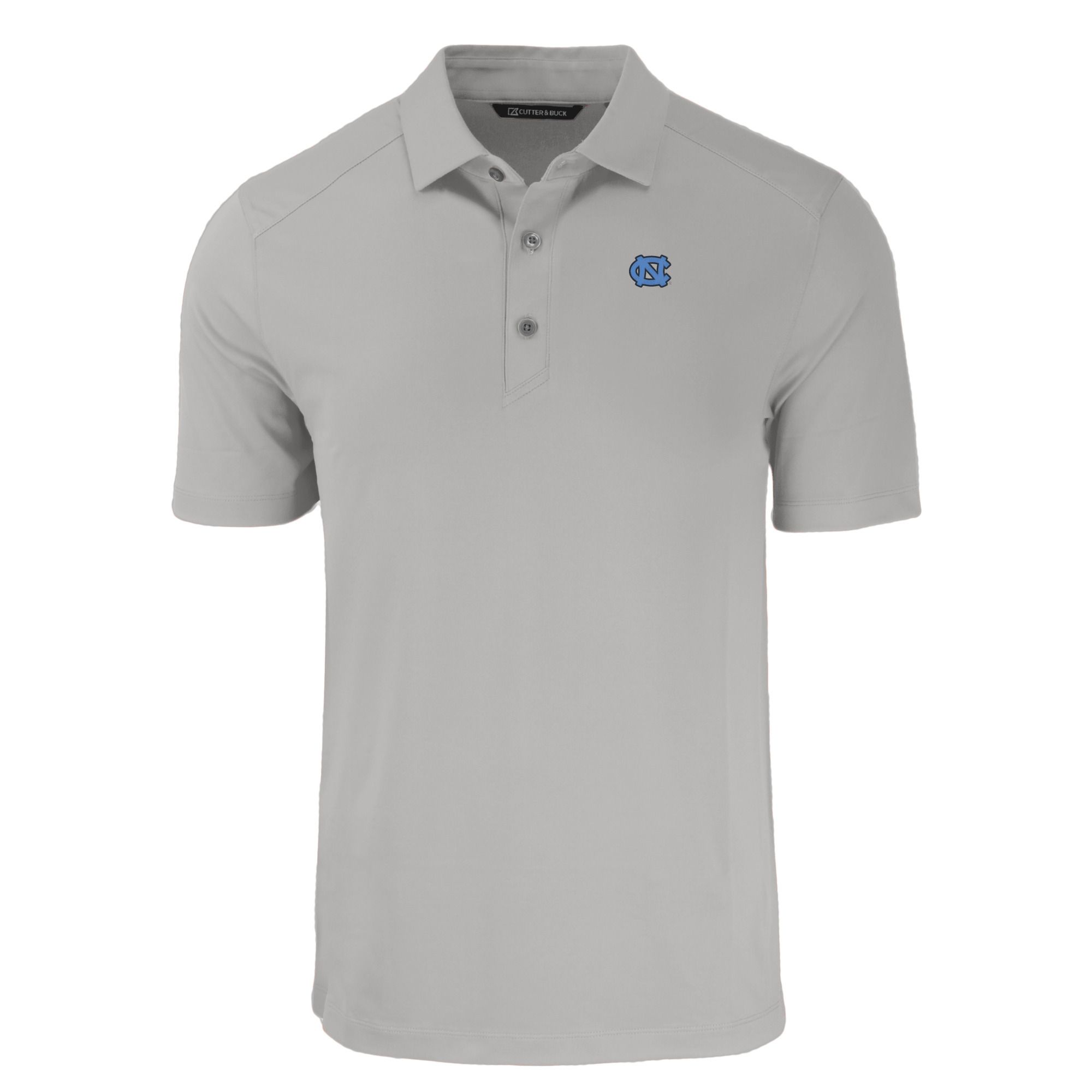 Men's Cutter & Buck Gray North Carolina Tar Heels Forge Eco Stretch Recycled Polo - Image 3