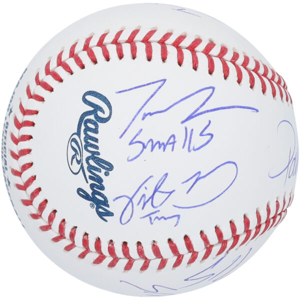 The Sandlot Cast Autographed Baseball with Multiple Inscriptions featuring Tom Guiry, Patrick Renna, Chauncey Leopardi, Marty York and More! - 8 Signatures Total - Image 10