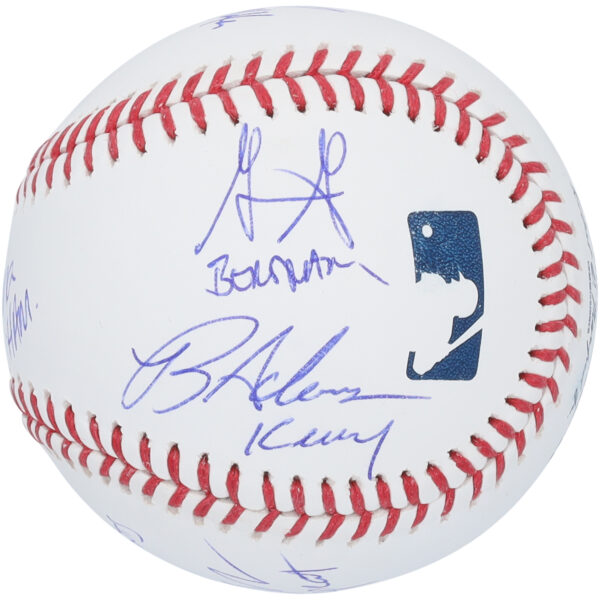 The Sandlot Cast Autographed Baseball with Multiple Inscriptions featuring Tom Guiry, Patrick Renna, Chauncey Leopardi, Marty York and More! - 8 Signatures Total - Image 11