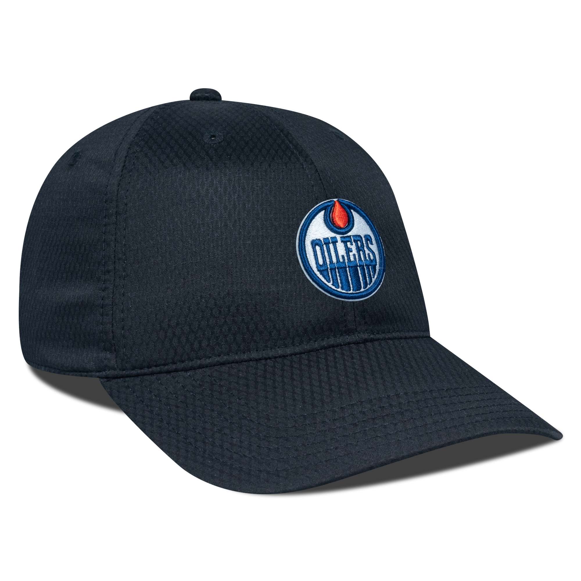 Men's Levelwear Black Edmonton Oilers Matrix Adjustable Hat - Image 8