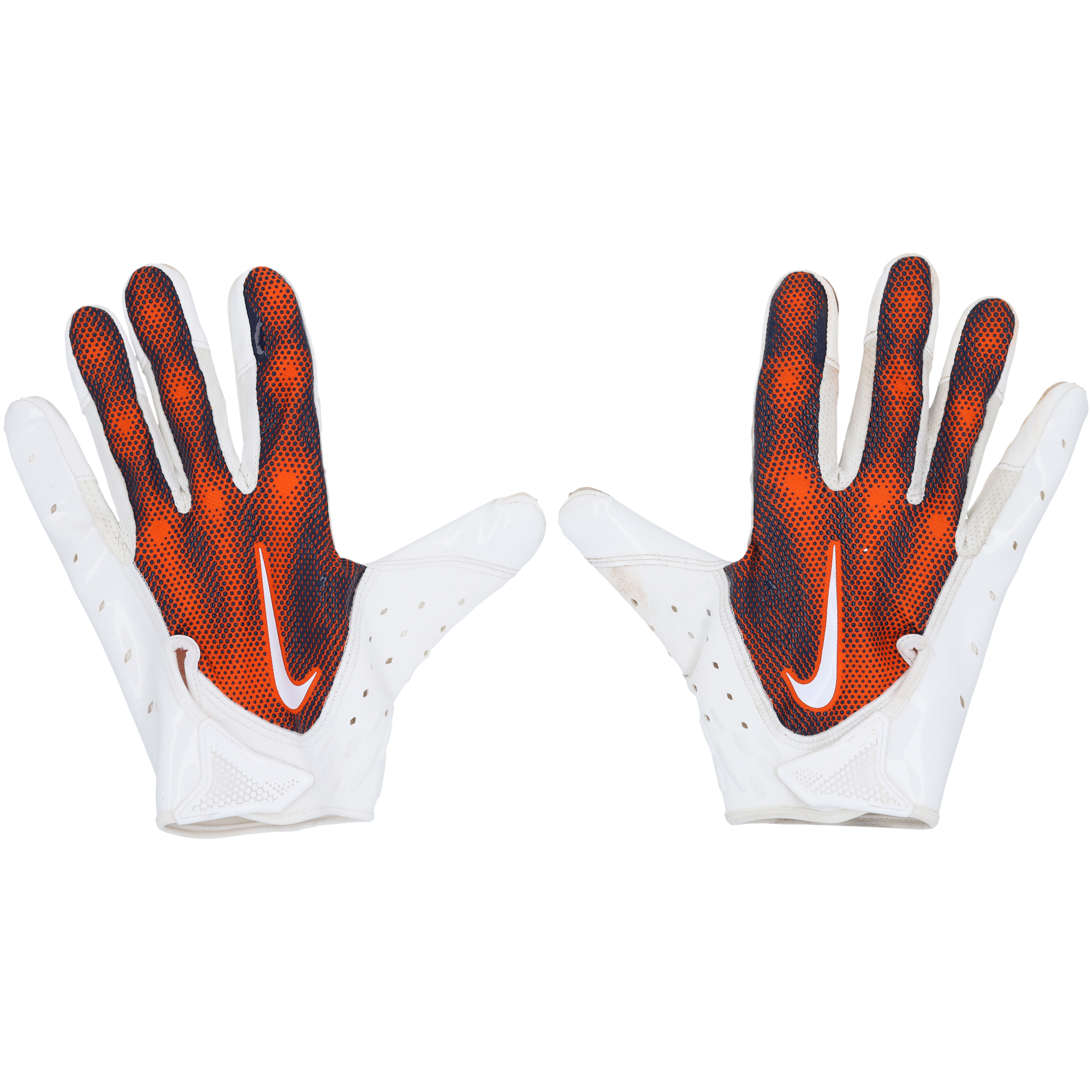 Patrick Surtain II Denver Broncos Game-Used White Nike Gloves vs. Chicago Bears on October 1, 2023