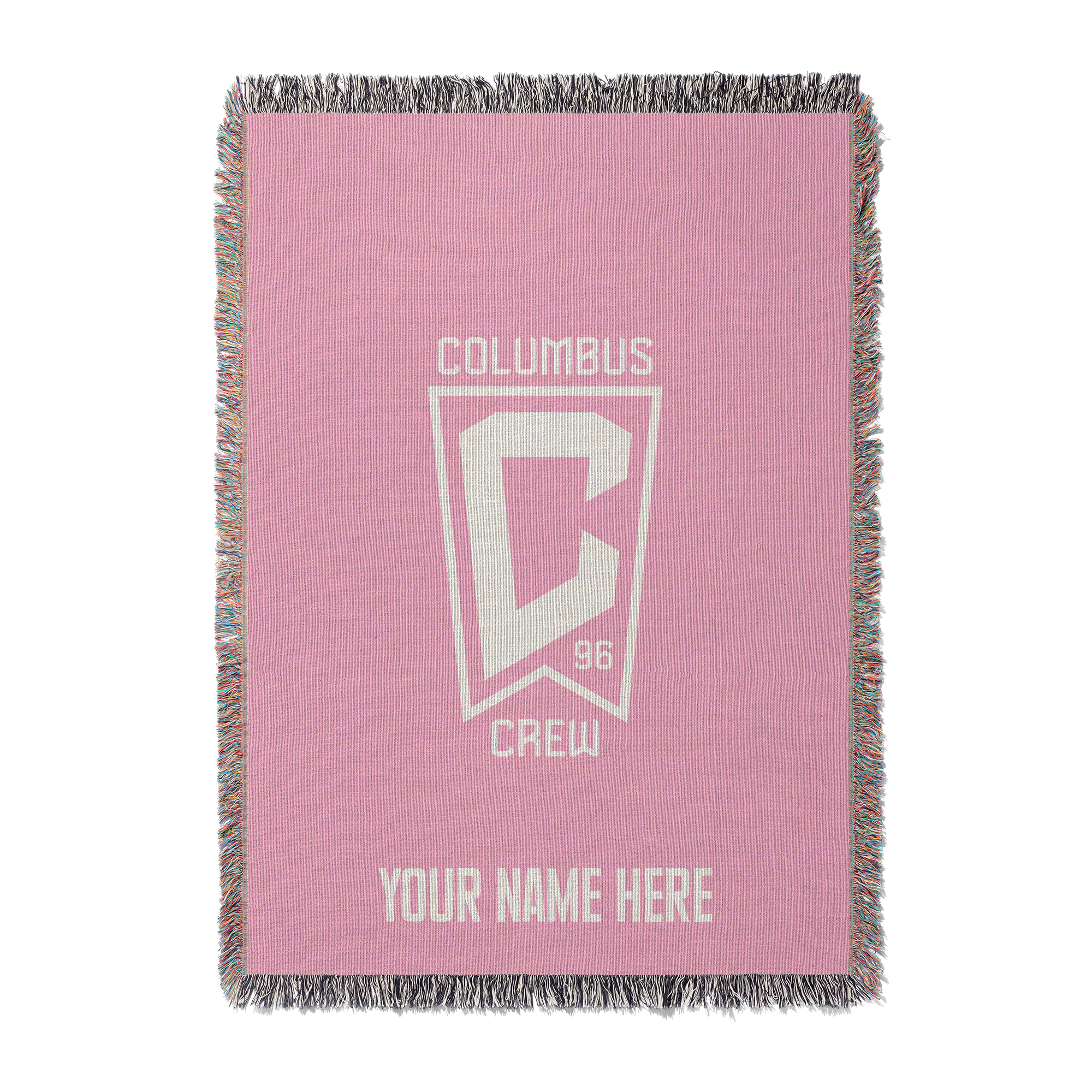 Chad & Jake Columbus Crew 37" x 52" Personalized Woven Blanket