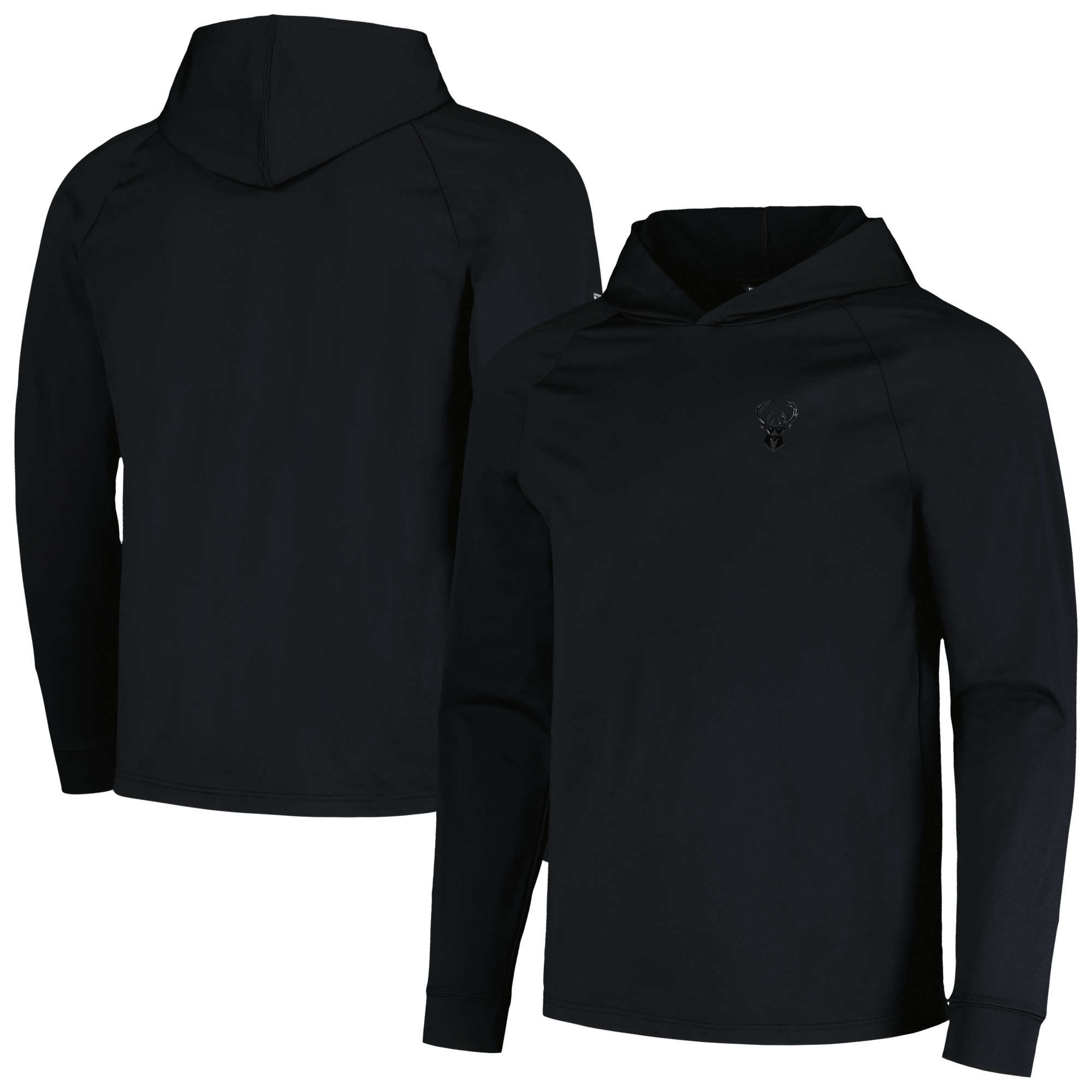 Men's Levelwear Black Milwaukee Bucks Dimension Pullover Hoodie - Image 5
