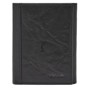 Men's Fossil  Black Cincinnati Bearcats Neel Extra Capacity Trifold Wallet