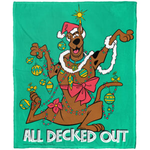 The Northwest Group Scooby-Doo 50" x 60" Holiday Silk Touch Throw Blanket