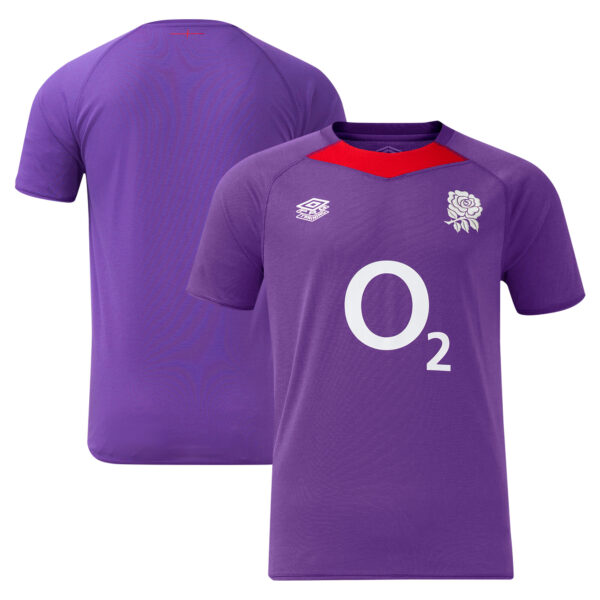 England Rugby Relaxed Fit Training Jersey - Purple - Mens
