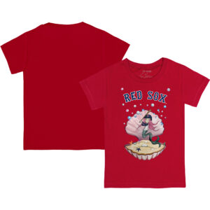 Infant Tiny Turnip Red Boston Red Sox Mermaid T-Shirt