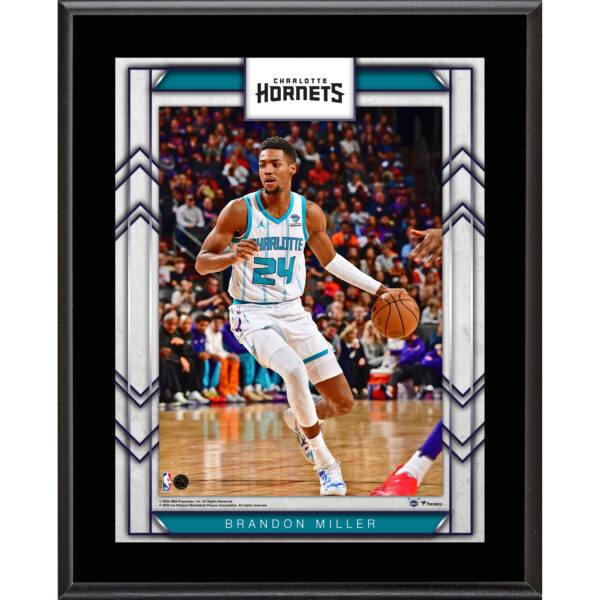 Brandon Miller Charlotte Hornets 10.5" x 13" Sublimated Player Plaque