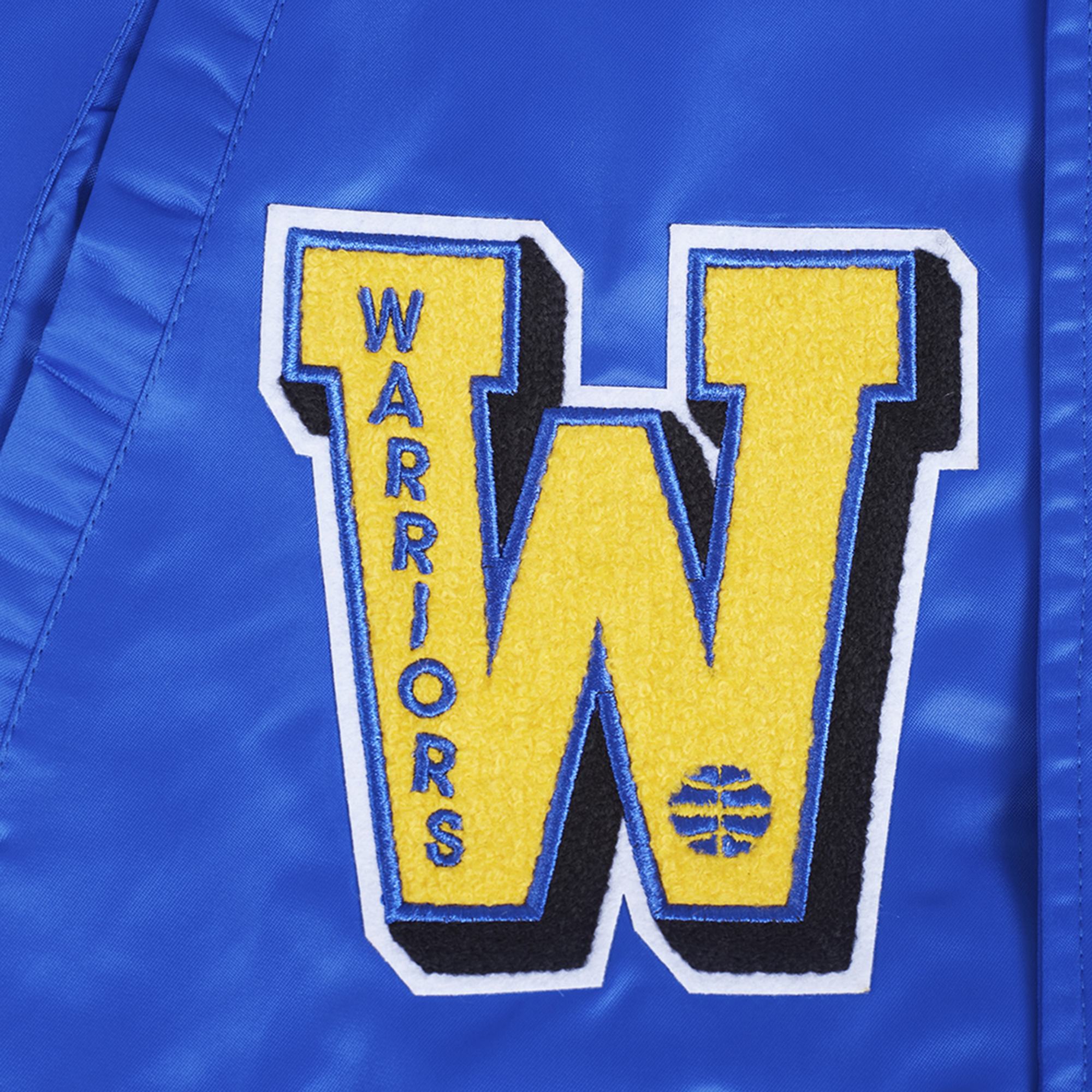 Men's Pro Standard Royal Golden State Warriors Sublimated Satin Full-Snap Jacket - Image 6