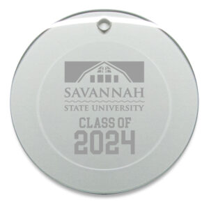 Savannah State Tigers Class of 2024 3" x 3" Circle Ornament