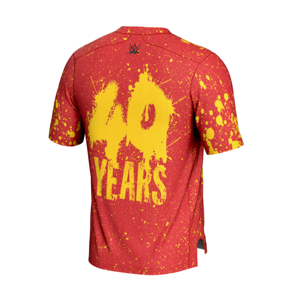 Youth ProSphere  Red Hulk Hogan 40 Years Hulkamania Jersey - Image 7