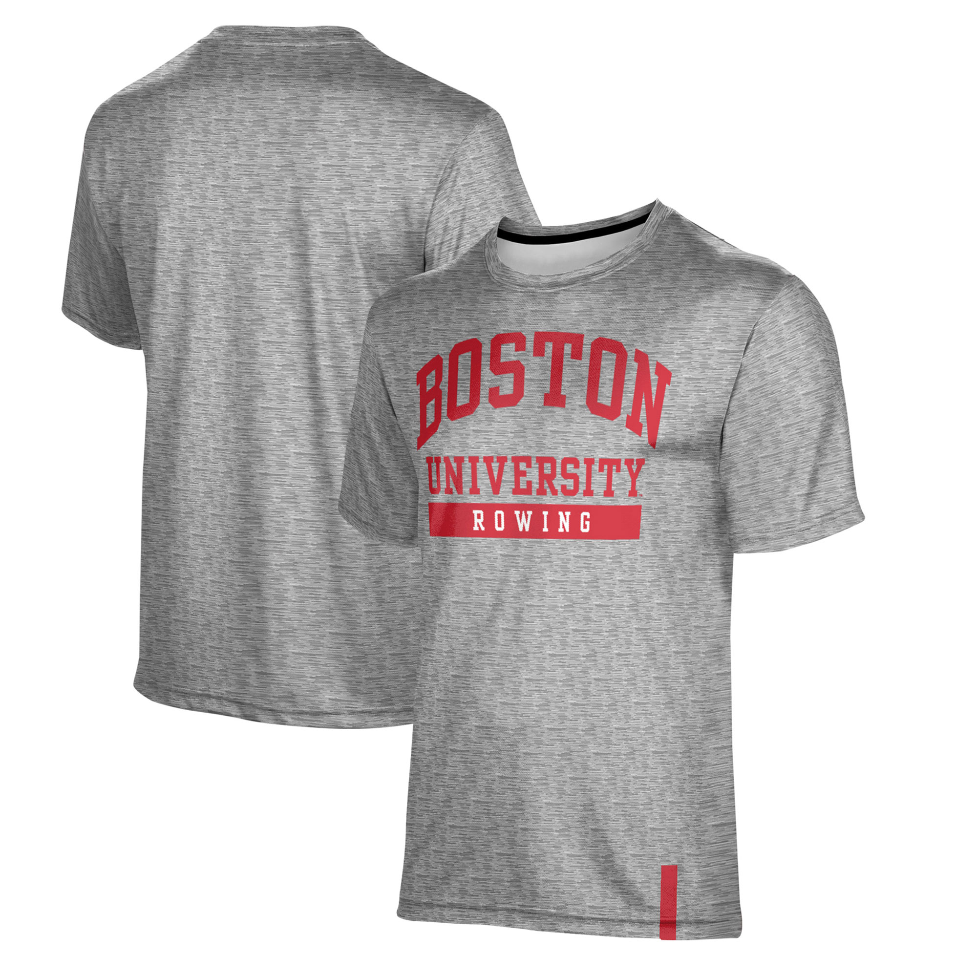 Men's ProSphere Gray Boston University Rowing T-Shirt - Image 2