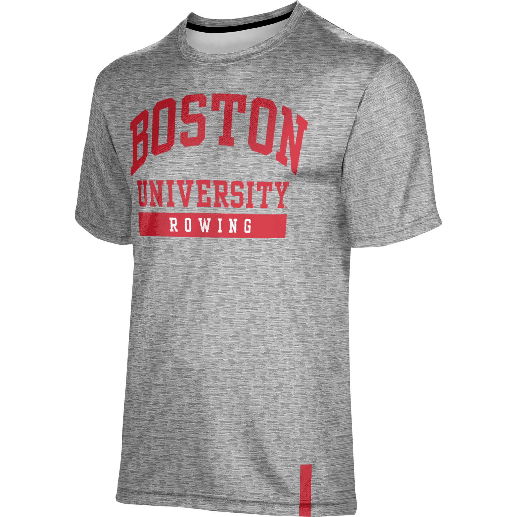 Men's ProSphere Gray Boston University Rowing T-Shirt - Image 3