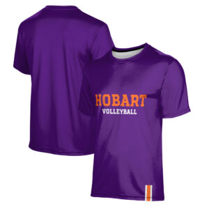 Men's ProSphere  Purple Hobart & William Smith Colleges Volleyball T-Shirt