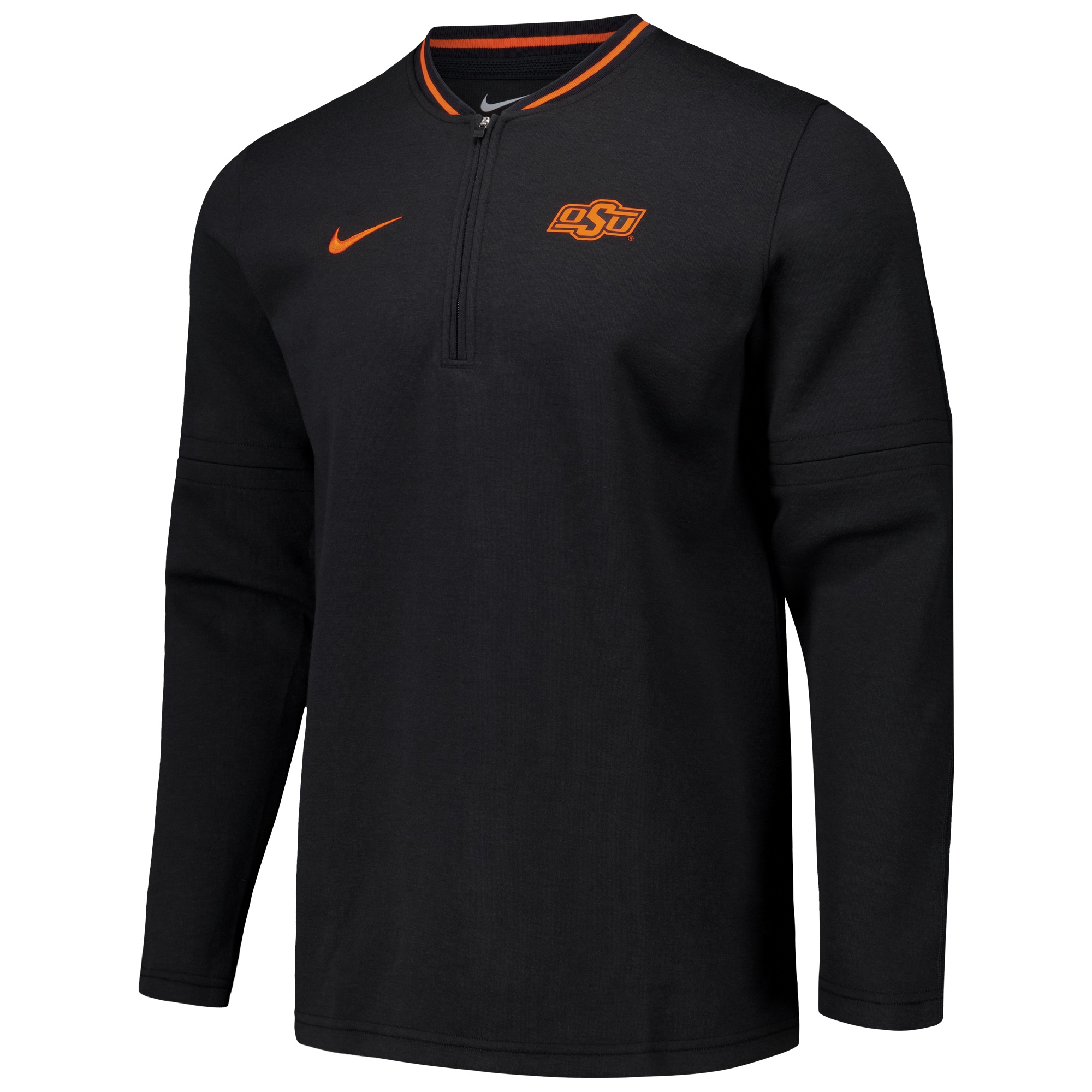 Men's Nike Black Oklahoma State Cowboys Coaches Quarter-Zip Jacket - Image 6