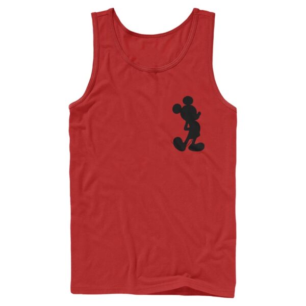 Men's Mad Engine Mickey Mouse Red Mickey & Friends Silhouette Graphic Tank Top
