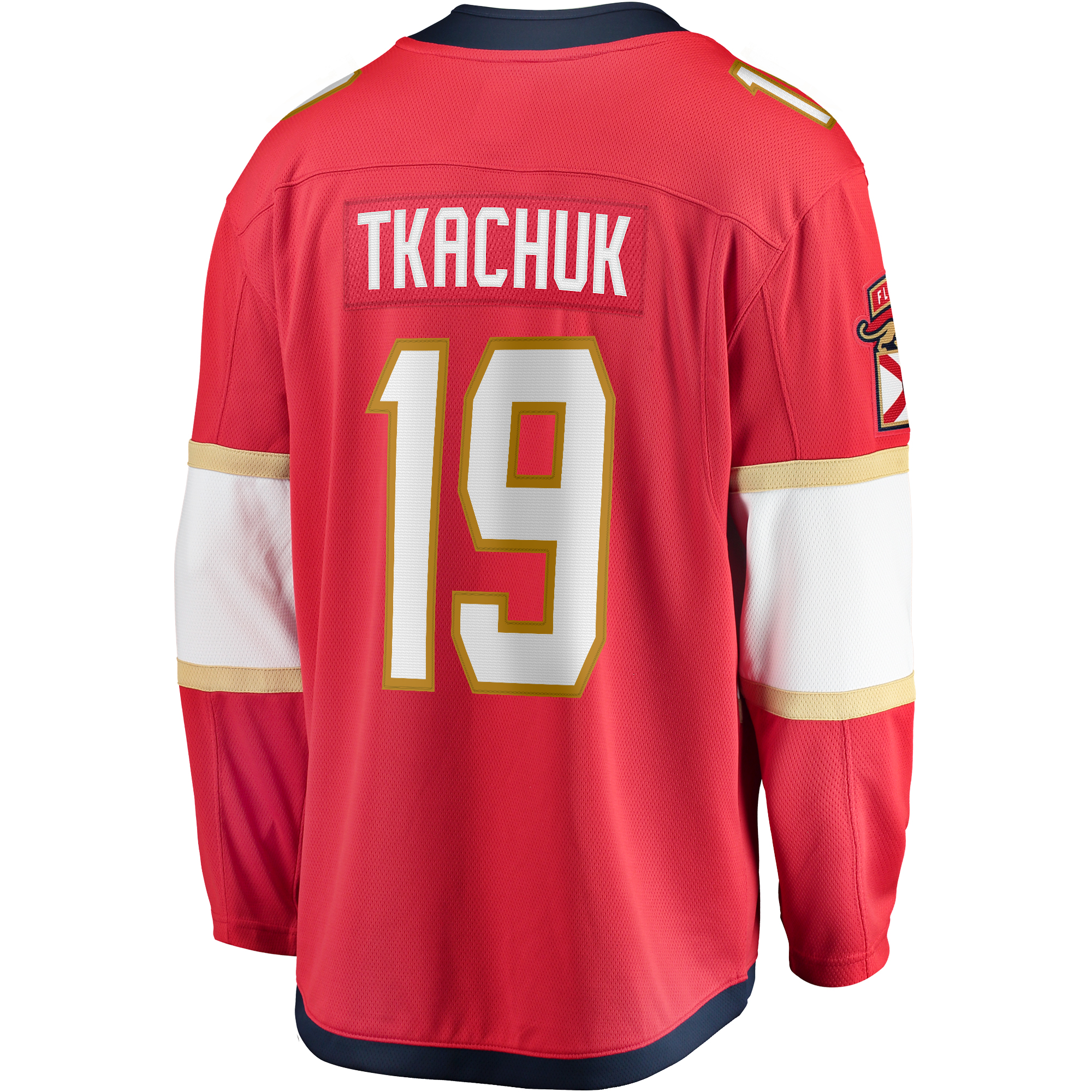 Men's Fanatics Matthew Tkachuk Red Florida Panthers Home 2024 Stanley Cup Champions Breakaway Player Jersey - Image 4