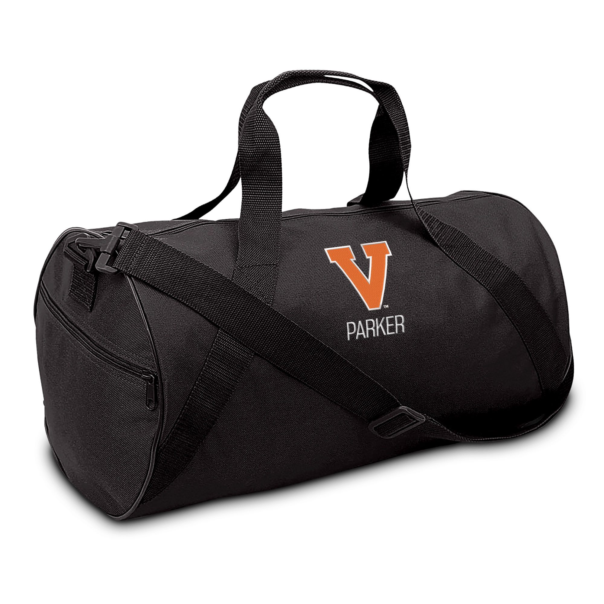 Youth Black Virginia Cavaliers Personalized Duffel Bag
