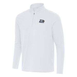 Men's Antigua White Georgia Southern Eagles Intent Quarter-Zip Top