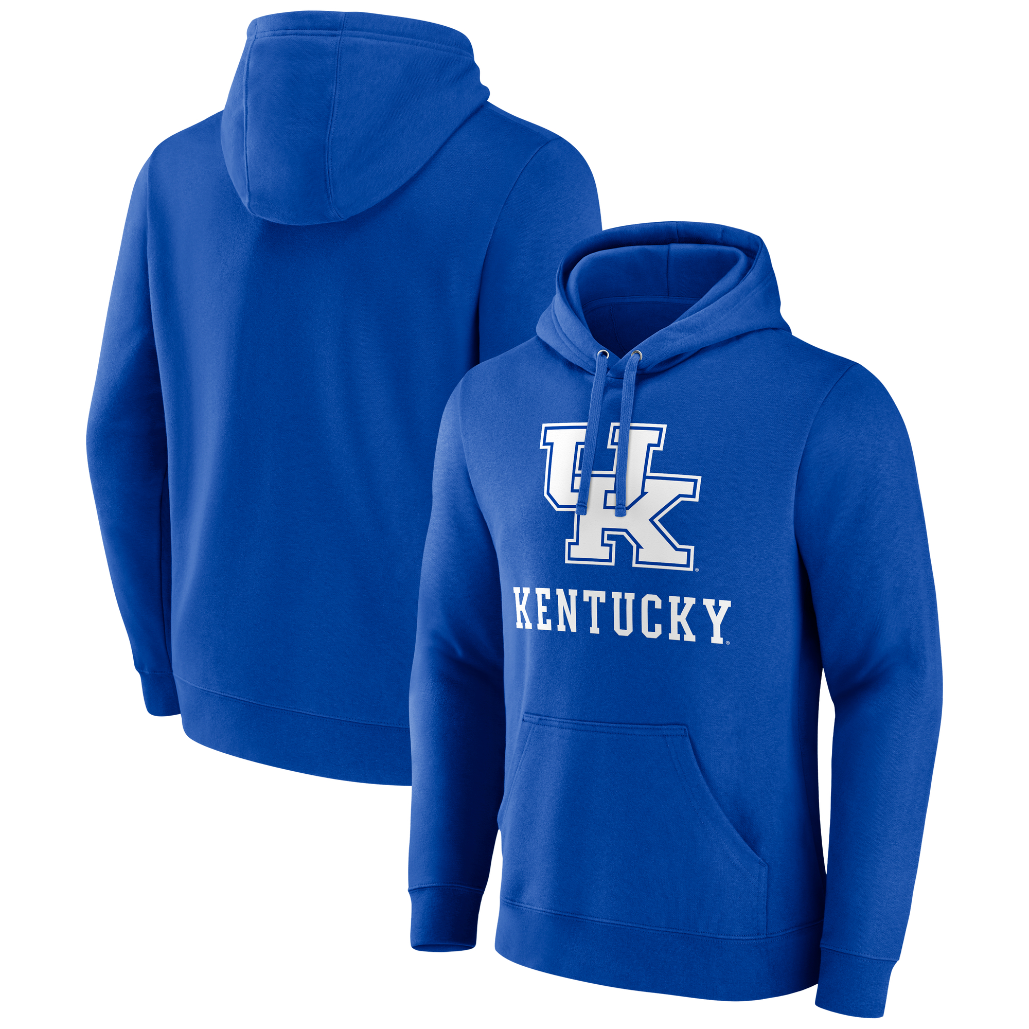 Men's Royal Kentucky Wildcats Team Lockup Pullover Hoodie