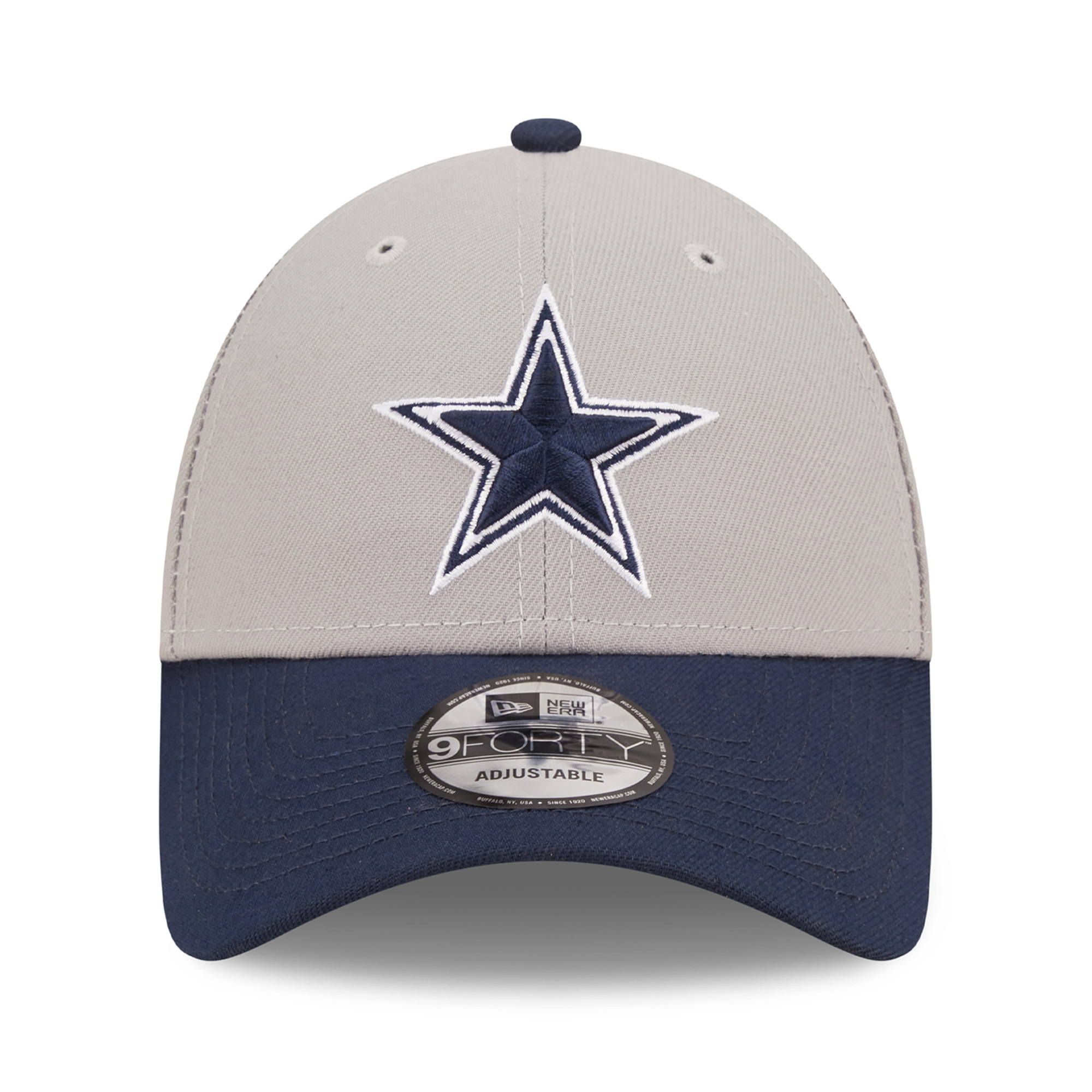 Men's New Era Gray/Navy Dallas Cowboys The League 2Tone 9FORTY Adjustable Hat - Image 8