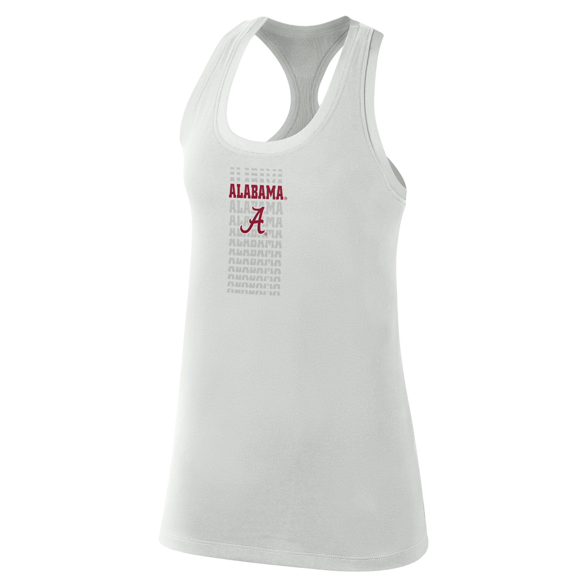 Women's Nike Gray Alabama Crimson Tide Game Time Tank Top - Image 9