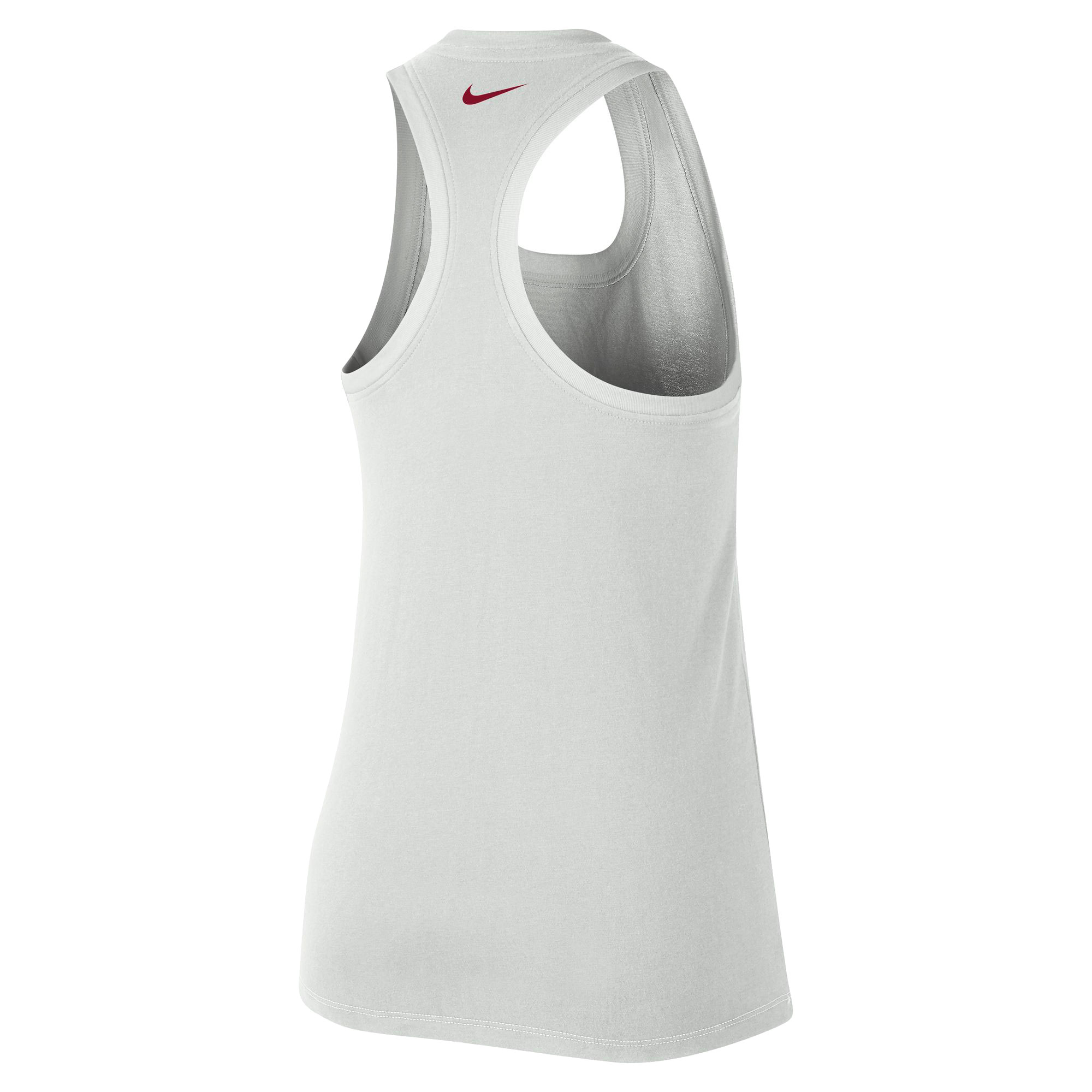 Women's Nike Gray Alabama Crimson Tide Game Time Tank Top - Image 7