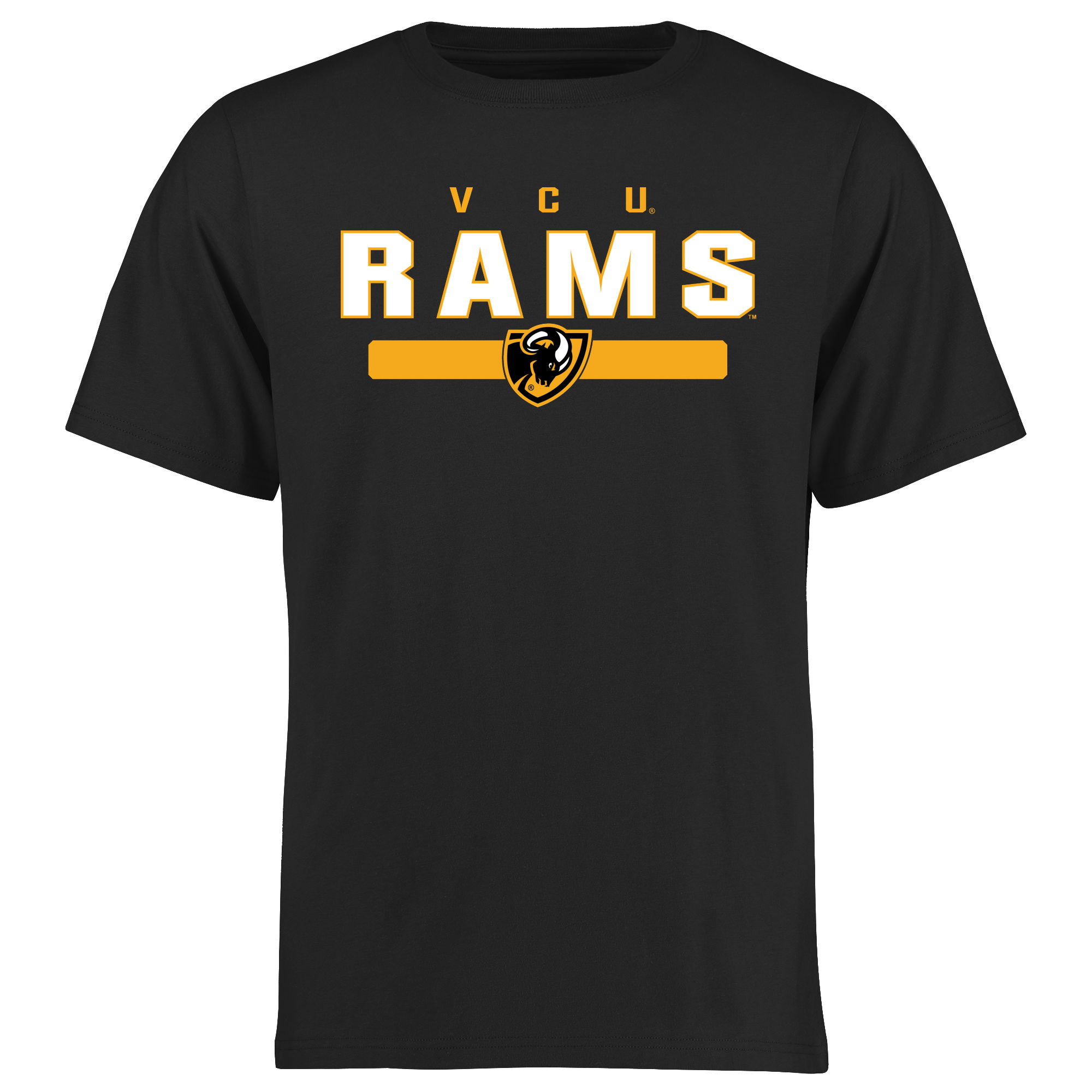 Men's Black VCU Rams Team Strong T-Shirt - Image 2