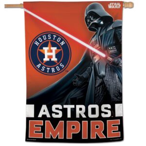 WinCraft Houston Astros 28" x 40" Star Wars Empire Single-Sided Vertical Banner