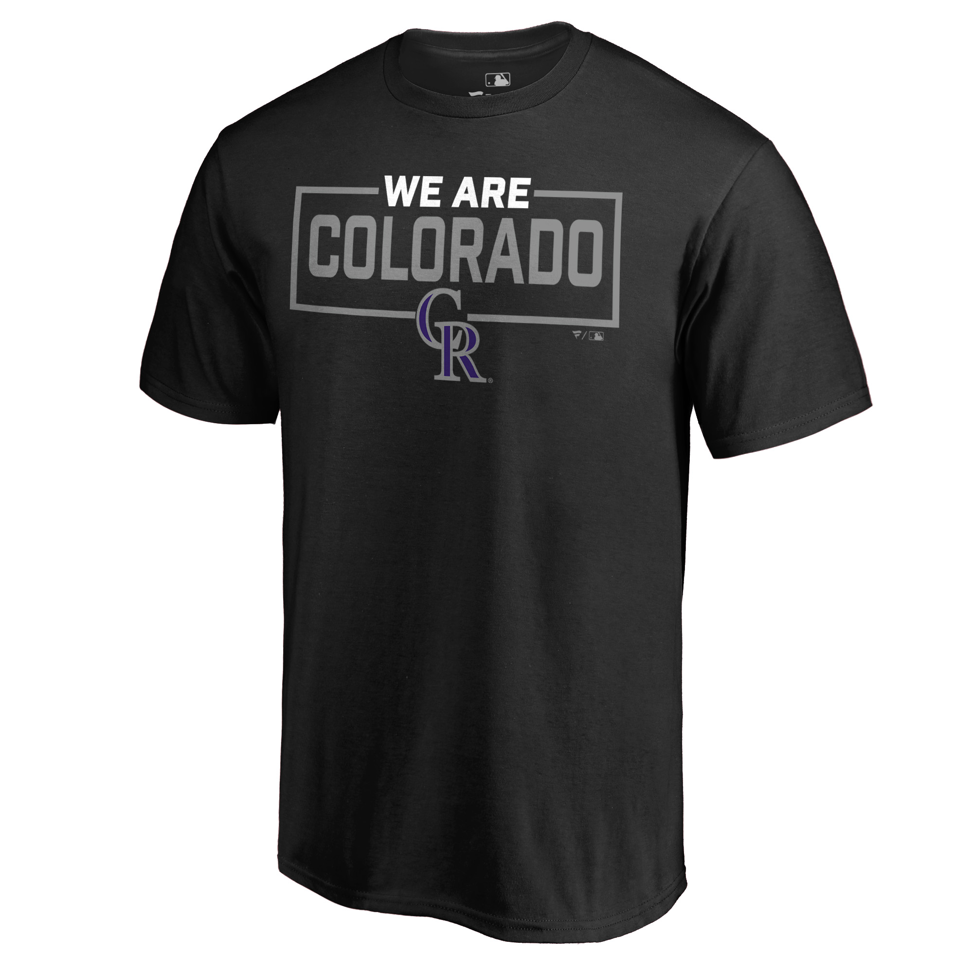 Men's Black Colorado Rockies We Are Icon T-Shirt - Image 6