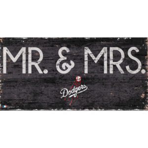 Los Angeles Dodgers 6'' x 12'' Mr. & Mrs. Sign