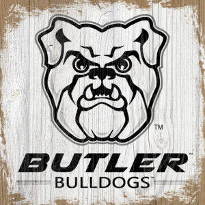 Butler Bulldogs 6'' x 6'' Team Logo Block