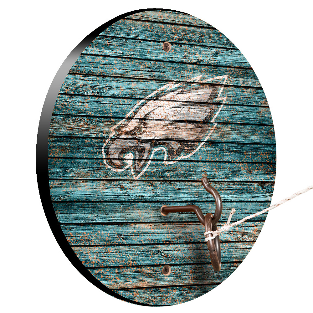 Philadelphia Eagles Weathered Design Hook and Ring Game