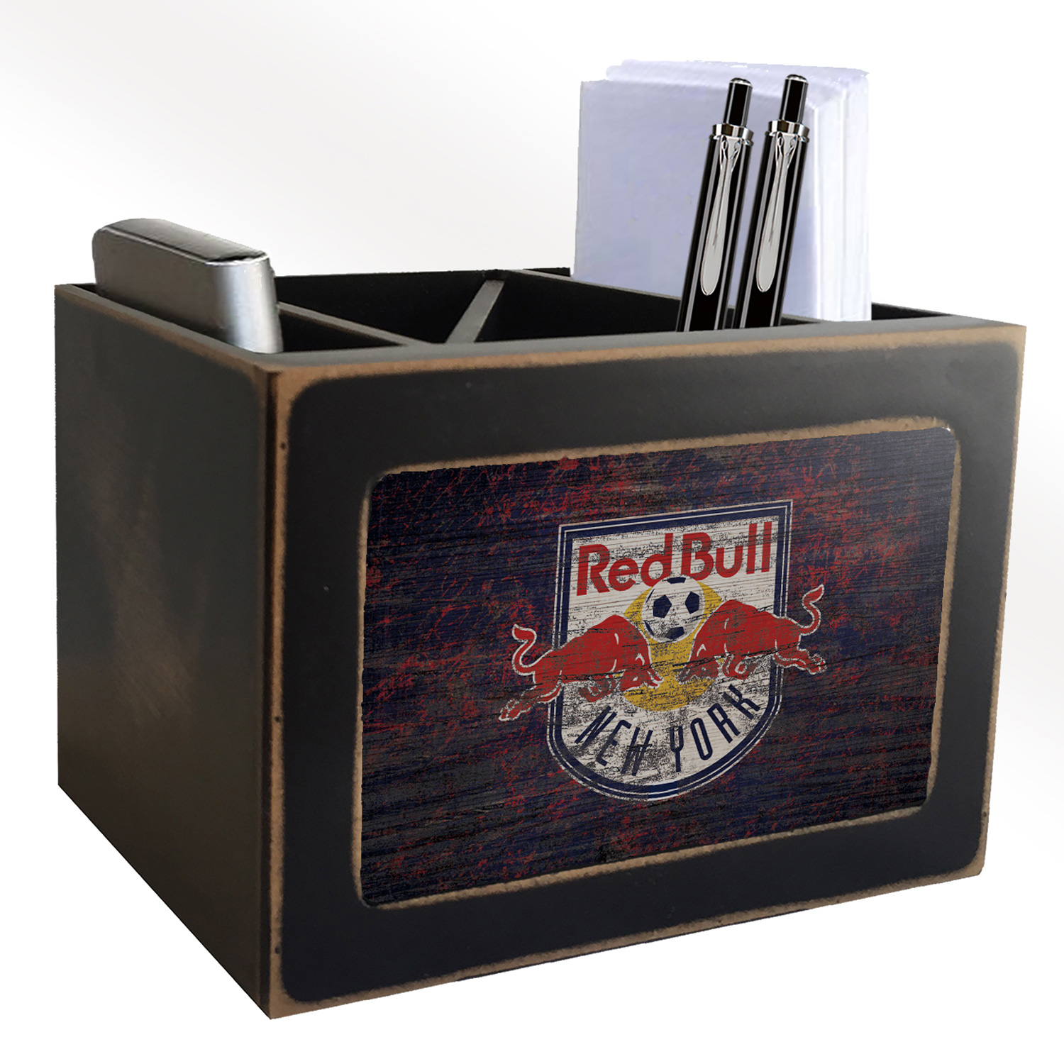 New York Red Bulls 4'' x 5'' x 4'' Desktop Organizer
