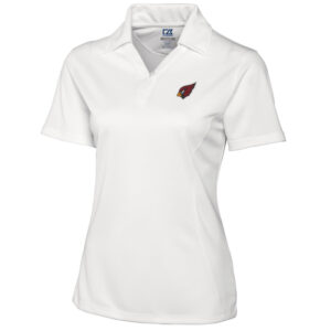 Women's Cutter & Buck White Arizona Cardinals DryTec Genre Polo