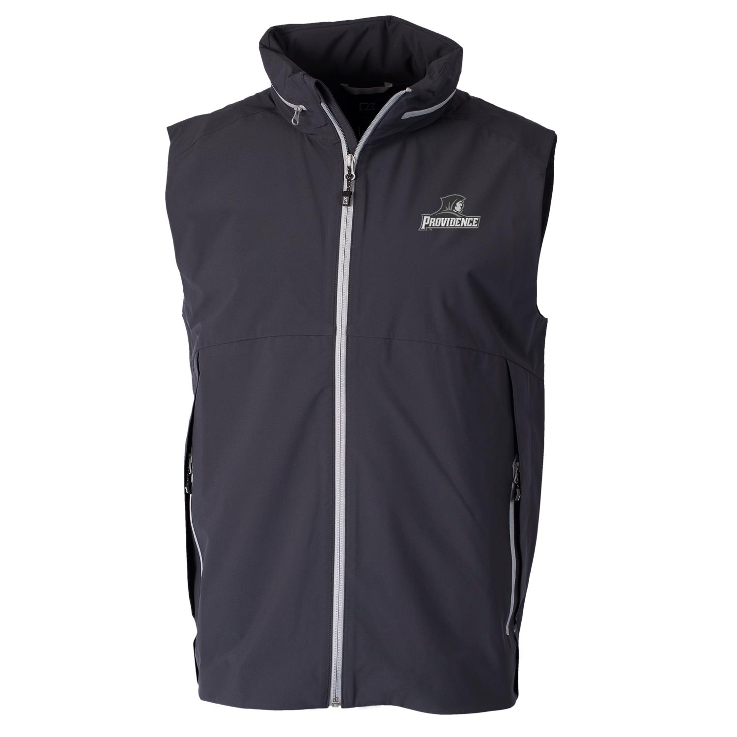 Men's Cutter & Buck Charcoal Providence Friars Vapor Full-Zip Vest