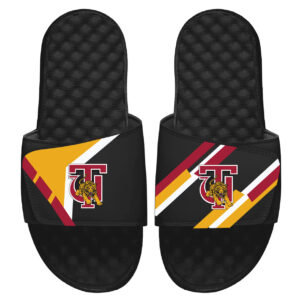Youth ISlide Black Tuskegee Golden Tigers Varsity Starter Jacket Slide Sandals