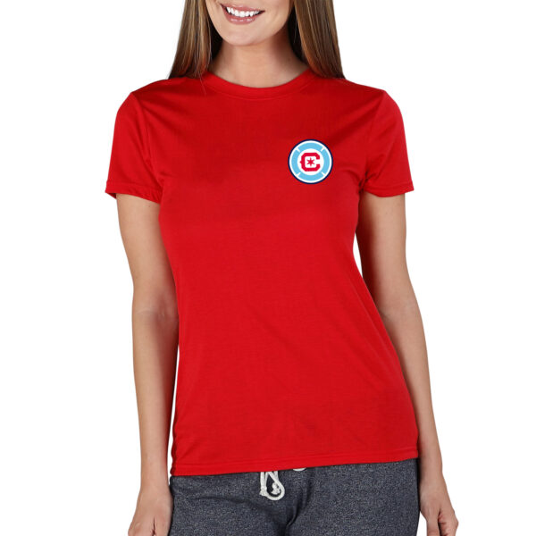 Women's Concepts Sport Red Chicago Fire Marathon T-Shirt