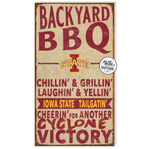 Iowa State Cyclones 11'' x 20'' Indoor/Outdoor BBQ Sign