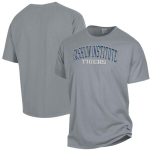 Men's ComfortWash Gray SUNY Fashion Institute of Technology Tigers Garment Dyed T-Shirt