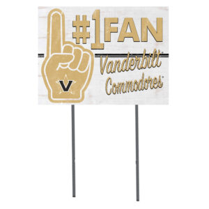 Vanderbilt Commodores 18'' x 24'' #1 Fan Yard Sign